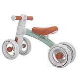 Біговел Prof1 Kids сіро-м'ятний MBB 1039 Mint grey, фото 3