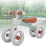 Біговел Prof1 Kids сіро-м'ятний MBB 1039 Mint grey, фото 5