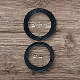 Коаксіальний кабель RG58 50 Ом 2 по 5 метрів + F-роз'єми + антенні перехідники SMA (MIMO), фото 2