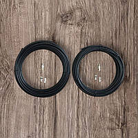 Коаксіальний кабель RG58 50 Ом 2 по 5 метрів + F-роз'єми + антенні перехідники SMA (MIMO)