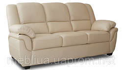 Шкіряний диван реклайнер Alabama, диван реклайнер, м'який диван, меблі з шкіри, диван, розкладний диван