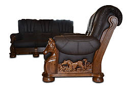 Шкіряні меблі "MUSTANG" (3р+1)