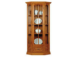 Вітрина кутова "Kinga" (60х60х202 см)