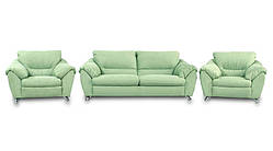 Комплект меблів "Ельза" у шкірі (3р+1+1)