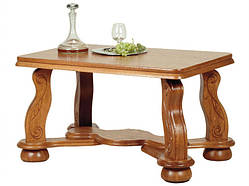 Елегантний столик з дерева "CEZAR" середній (117х75х74 см)