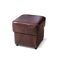 Стильний шкіряний пуф "OLESKA"