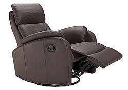 Шкіряне крісло з реклайнером MAGNUM (80 см)