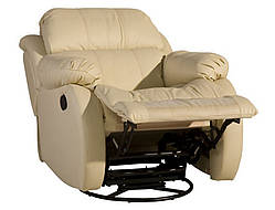 Шкіряне крісло з реклайнером REGLAINER (100 см)