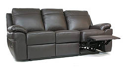 Новий шкіряний диван тримісний-реклайнер "PHILADELPHIA"