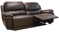 Стильний шкіряний диван з реклайнером "MONTANA"