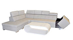 Стильний шкіряний кутовий диван - Etna II (278х250 см)