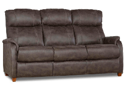 Шкіряний диван реклайнер Rio, диван реклайнер, м'який диван, меблі з шкіри