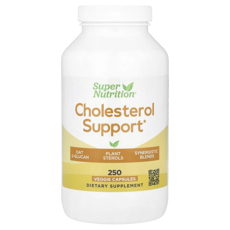 Добавка для підтримки рівня холестерину Super Nutrition Cholesterol Support 250 капс.