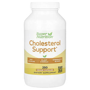 Добавка для підтримки рівня холестерину Super Nutrition Cholesterol Support 250 капс.