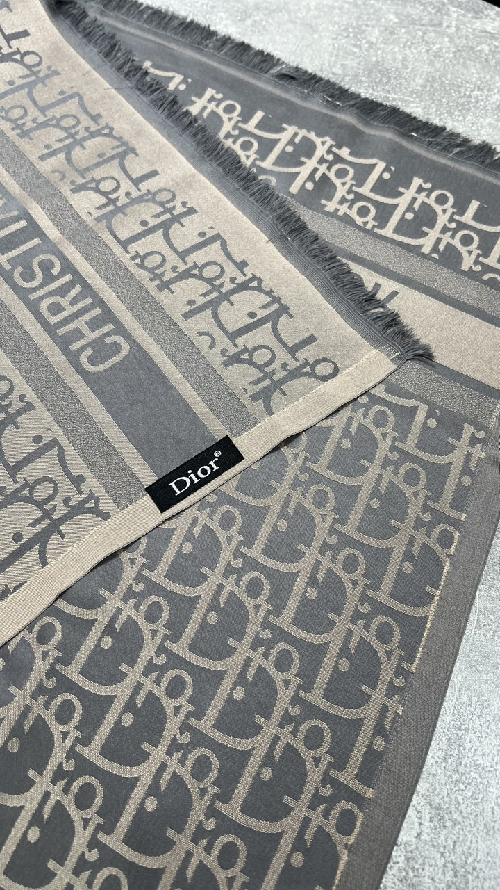 Двосторонній шарф-палантин Dior, фото 1