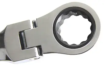 Набір ключів ріжково-накидних з тріскачкою Mar-Pol M58609 7 шт., фото 4