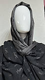 Стильний шарф-палантин YSL, фото 3