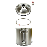 Перегінний куб 25л з купольної кришкою DN2 дюйми, фото 2