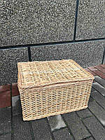 Ящик кошика з кришкою плетений