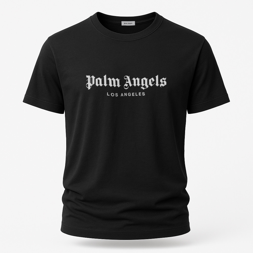 Чоловіча футболка Palm Angels чорна, фото 1