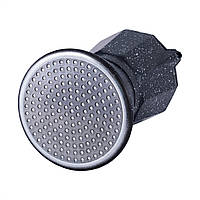 Кавоварка гейзерна 450 мл. Kamille КМ-2513MR (9 порцій) з алюмінію з індукційним дном