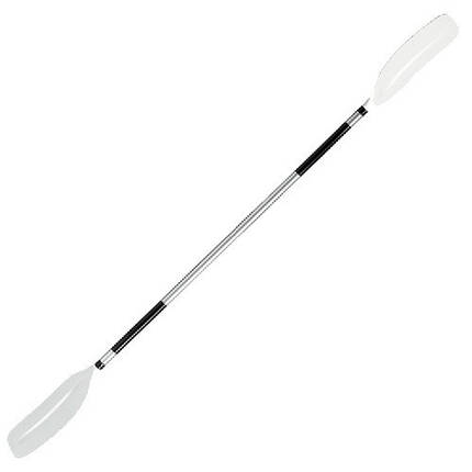 Весло для байдарки Scoprega професійне 210 см Osculati алюмінієвий шaft лопаті з АБС-пластика білий колір, фото 1