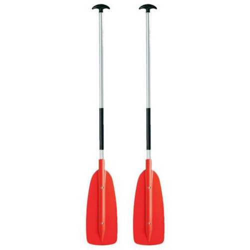 Весло для каное-байдарки Scoprega DPR 107 KIT комплект Osculati алюмінієвий шaft 150/220 см червоні лопаті АБС-пластик