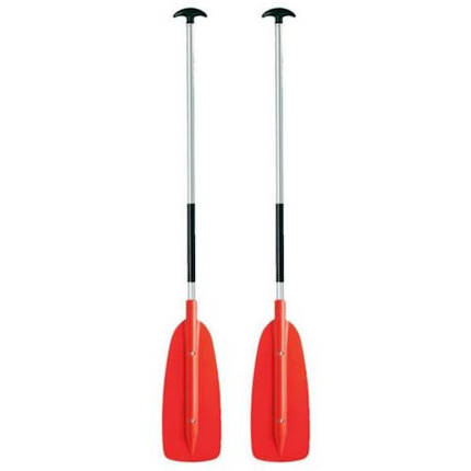 Весло для каное-байдарки Scoprega DPR 107 KIT комплект Osculati алюмінієвий шaft 150/220 см червоні лопаті АБС-пластик, фото 1