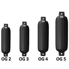 Кранец OG2 / OG3 / OG4 / OG5, черный, Osculati, размер 16 х 58 см, мягкий ПВХ