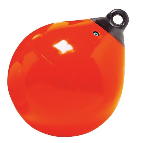 Кранець для причалу швартовки судна човна і катера Tuff End Buoy 23-68 5 см оранжевий Taylor діаметр 23 см