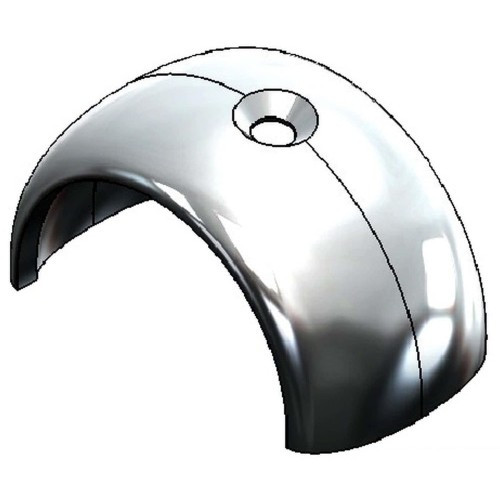 Стиковка накладна привального бруса Tessilmare RADIAL 40 40 мм нержавіюча сталь для захисту корпусу човна Osculati