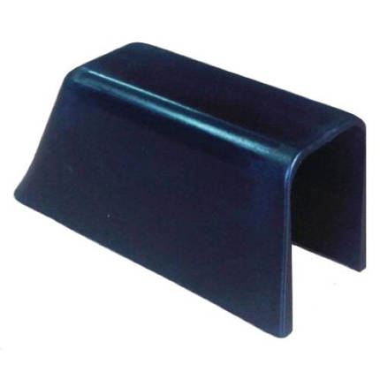 Закінцівка привального бруса 30 мм пластик чорний Osculati ABS-пластик захист корпусу човна габарити 88x30x40 мм, фото 1