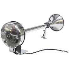 Горн труба Niki судновий для човна і катера мембранний одинарний 119 дБ нержавіюча сталь 12/24 В Osculati