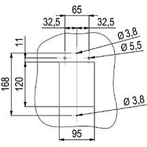 Горн улитка судовий для човна і катера Marco Hurricane HR1 врізний 120 дБ білий ASA-пластик для яхт до 12 м, фото 4