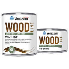 Лак поліуретановий двокомпонентний Veneziani Wood Line прозорий 750 мл Osculati судновий для човна і катера