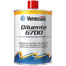 Розчинник Veneziani 6700 для фарби Gel Gloss Pro 500 мл Osculati судновий для човна і катера