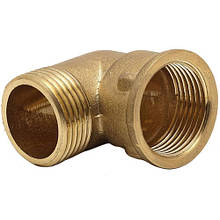 Кутник перехідний 90° 1/2″ латунь Osculati судновий для човна і катера