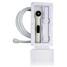 Душ палубний для гарячої та холодної води Attwood з вимикачем і світильником шланг 1.8 м білий ударостійкий пластик