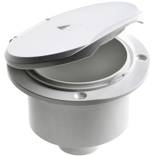 Ніша палубного душу Classic Evo 70х44 мм білий пластик Osculati ASA-пластик UV-стійкість Італія