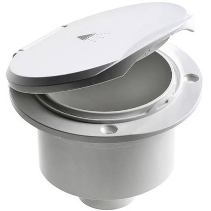 Ніша палубного душу Classic Evo 70х44 мм білий пластик Osculati ASA-пластик UV-стійкість Італія, фото 1