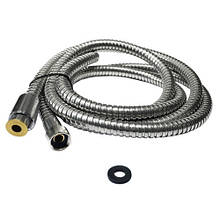 Шланг для палубного душу 2.5 метра Osculati EPDM нержавіюча сталь гнучкий з адаптером 3/8″ х 1/2″