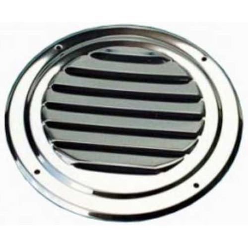 Вентиляційна решітка 102 мм нержавіюча сталь Osculati кругла полірована з захистом від бризок Італія