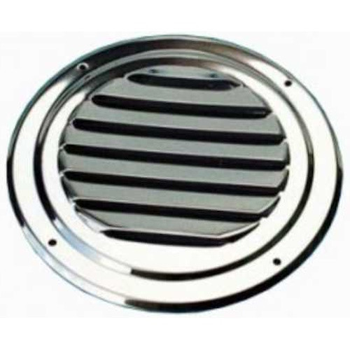 Вентиляційна решітка 102 мм з антимоскітною сіткою нержавіюча сталь Osculati кругла полірована Італія