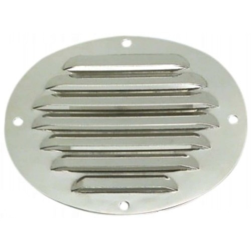 Вентиляційна решітка 116х128 мм нержавіюча сталь Osculati для човна і катера овальна полірувана Італія