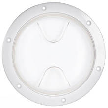 Люк інспекційний Osculati 102 мм прозорий поліпропілен герметичний з ущільнювачем Італія