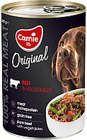 Вологий корм для собак Carnie Original Mono Protein з яловичиною та овочами 400 гр