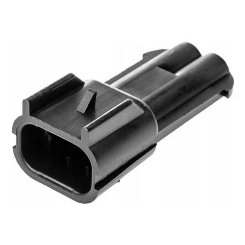 Розетка 2-х контактна Osculati корпус пластик чорний для човна і катера водонепроникна Італія