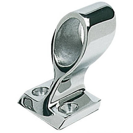 Опора релінгова проміжна Osculati 48 мм для труб 22 мм з нержавіючої сталі AISI 316 для човнів і катерів, фото 1