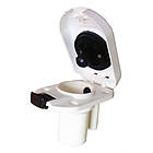 Горловина бака судова для човна і катера WATER 38 мм поліамід білий Osculati з вентиляцією та засувкою, фото 2