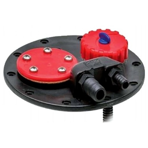 Люк паливного човнового бака запасний Osculati для баків арт. 52.033.01-52.033.26 з вентилем 17-19 мм адаптером 8 мм, фото 1